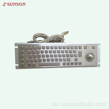 Vandal Metal Keyboard sareng Track Ball